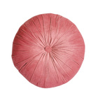 Almofada Redonda Retrô Rosa Antigo