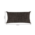 Almofada Retangular 30x50cm Marrom Acqua Summer Próxima Têxtil