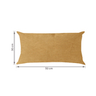 Almofada Retangular 30x50cm Mostarda Próxima Têxtil