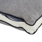 Almofada Retangular Poliéster Cinza 3x30x50cm Carmel