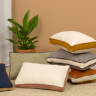 Almofada Retangular Poliéster Cinza 3x30x50cm Carmel