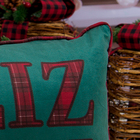 Almofada Retangular Feliz Natal 33x55cm