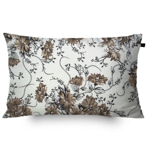 Almofada Retangular Firenze 30x50cm Dália - Capa Com Enchimen