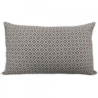 Almofada Retangular Geo 30x50cm Preto/branco - Capa Com Enchi