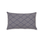 Almofada Retangular Jacquard Azul/cru