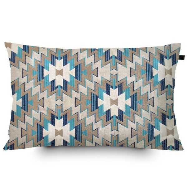 Almofada Retangular Jacquard Tripolli 30x50cm Nilo Bege - Cap