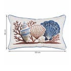 Almofada Retangular Mar Olinda Multicolorida 30x50cm