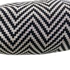 Almofada Retangular Missoni 30x50cm Preto/branco - Capa Com E