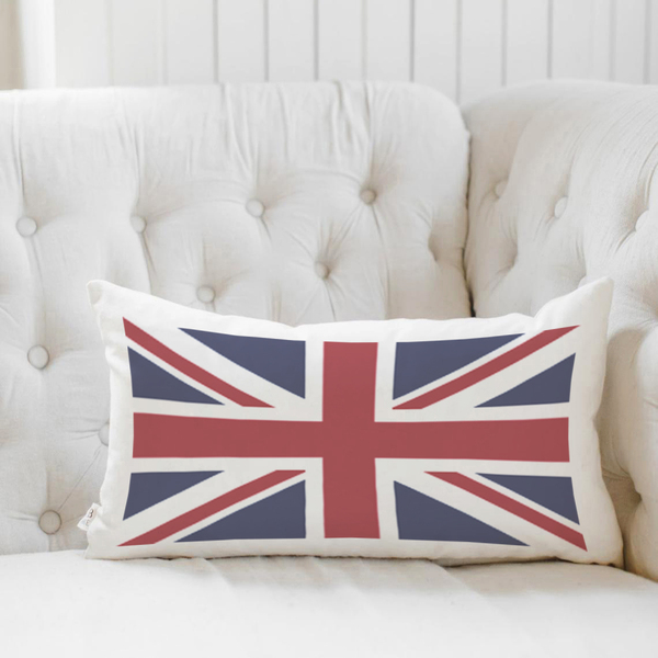 Almofada Retangular Reino Unido 30x50cm - Somente Capa