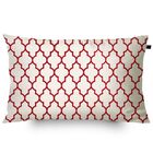 Almofada Retangular Serigrafada Agriz 30x50cm Vermelho - Capa