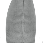 Almofada Retangular Suede 30x50cm Cinza - Capa Com Enchimento