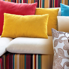 Almofada Retangular Suede 30x50cm Ouro - Somente Capa