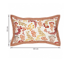 Almofada Retangular Poliéster Terracota Isabela Capeto 33X49cm