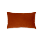 Almofada Retangular Veludo Cotelê Terracota