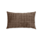 Almofada Retangular Veludo Marrom Mescla