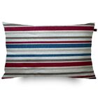 Almofada Retangular Verona Listas 30x50cm Vermelha - Somente