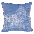 Almofada Quadrada Rio Jacquard Azul 45x45cm
