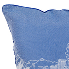 Almofada Quadrada Rio Jacquard Azul 45x45cm