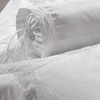 Almofada Rolinho Algodão Trussardi Milazzo 16x40cm Branco