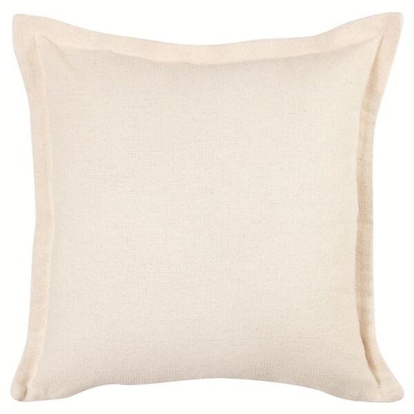 Almofada Romantic Solid Abas 40x40cm Natural - Capa Com Enchi