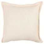 Almofada Romantic Solid Abas 40x40cm Natural - Somente Capa
