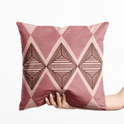 Almofada Rosa Oásis 40x40cm - Serigrafada Frente E Verso - Ca