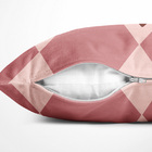 Almofada Rosa Oásis 40x40cm - Serigrafada Frente E Verso - So