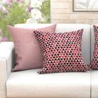 Almofada Rosê Decorativa Grande 4 Unidades 60cm X 60cm Com Re