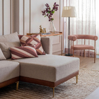 Almofada Retangular Rose Gold Tecido 30x50cm