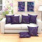 Almofada Roxa Grande Para Sala 60cm X 60cm 6 Unidades Com Ref