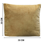 Almofada Quadrado Rupesh Tecido Pecan 30x30cm Inspire