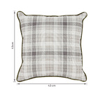 Almofada Quadrado Saturno Bege 43x43cm