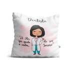 Almofada Ser Dentista - Preto Cacheado