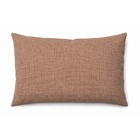 Almofada Retangular Solid de Tecido Bege 30X45cm