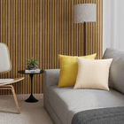 Almofada Quadrada Solid Algodão Bege 40x40cm