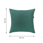 Almofada Quadrada Solid Verde 40x40x40cm