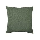 Almofada Quadrada Solid em Algodão Verde Oliva 40x40cm