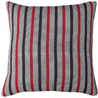 Almofada Strip 40x40cm Tabaco - Artesanal Teares - Marrom Esc