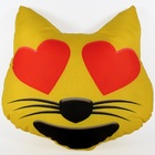 Almofada Sublimada - Emoji - 34cm X 34cm - Gato Apaixonado