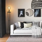 Almofada Swanny 45x45cm Cinza Inspire