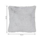 Almofada Swanny 45x45cm Cinza Inspire
