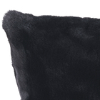 Almofada Square Swanny Poliéster Preto 45x45cm