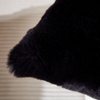 Almofada Square Swanny Poliéster Preto 45x45cm