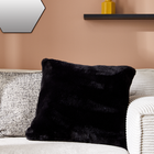 Almofada Square Swanny Poliéster Preto 45x45cm