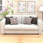 Almofada Tabaco Composê 4 Unidades 45cm X 45cm Com Refil De S