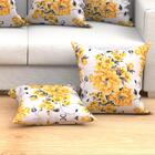 Almofada Tamanho Grande Amarela Floral Estampada 4 Unidades 6