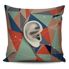 Almofada Todo Ouvidos Vintage - 42x42cm Com Enchimento