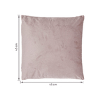Almofada Tony Veludo Taupe 45x45cm Inspire