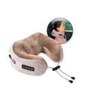 Almofada Travesseiro Massagem Relaxante - Marrom