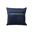 Almofada Tressê 40x40cm Veludo Azul - Casaepoltrona